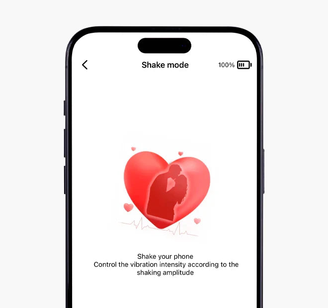 Shake Mode screen in the iToys app