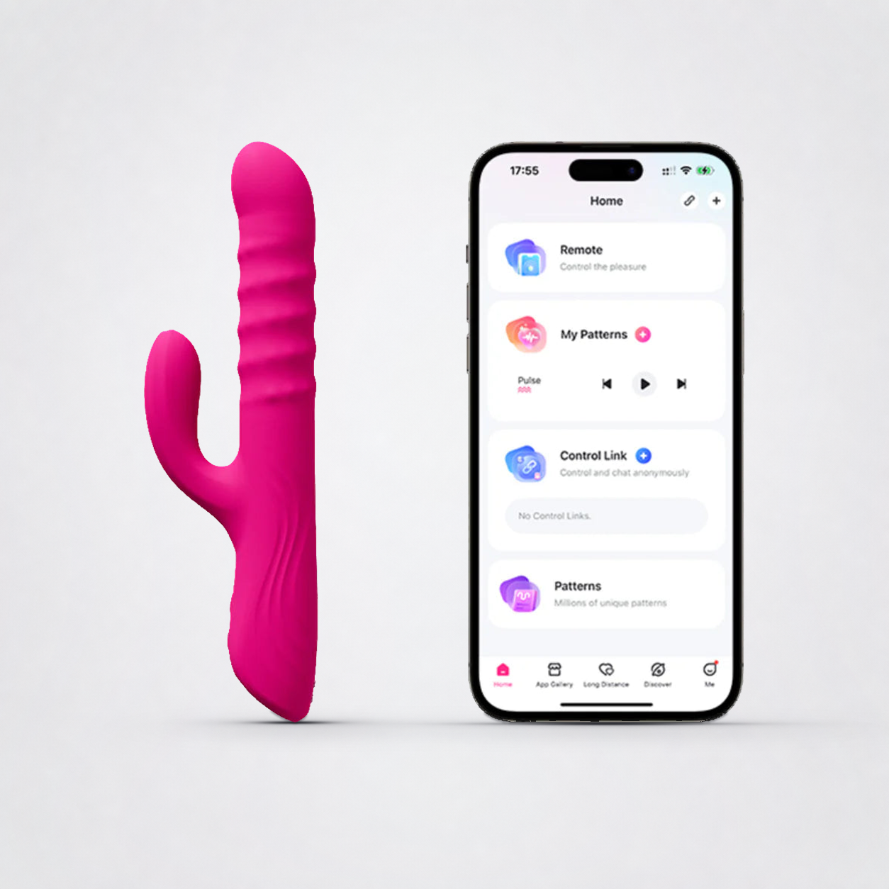 Velvo beside the Lovense Remote app