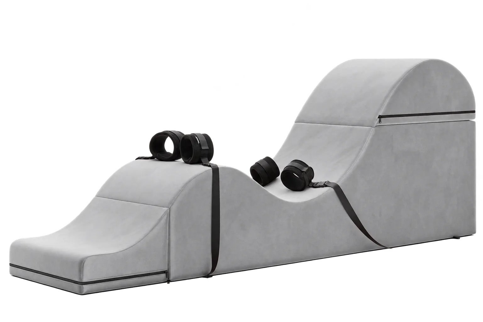 18 inch Flip in Grey with removable restraint accessories